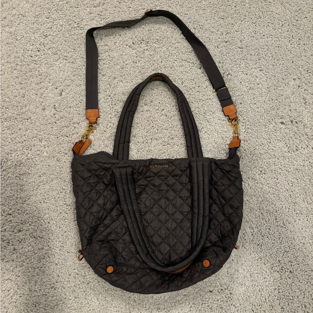 Medium sized MZ Wallace gray tote bag
